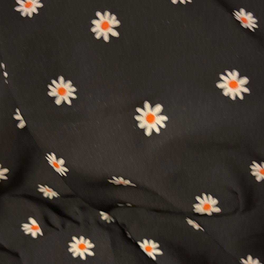 Simply Southern Black Floral Long Sleeve Dress - Picture 3 of 3